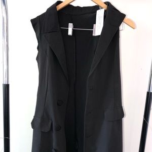 Simple Black Vest
